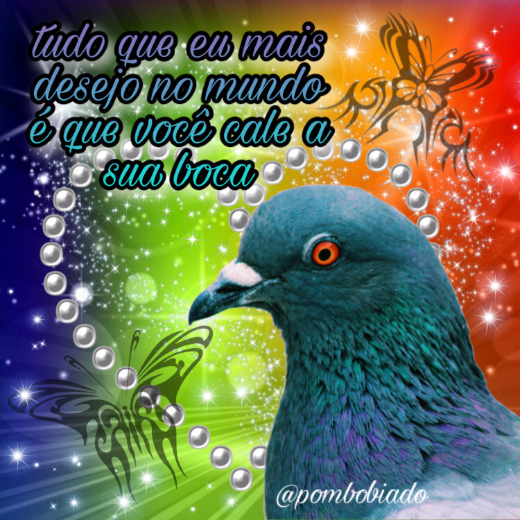 pombo dizendo tudo que eu mais desejo no mundo é que você cale sua boca