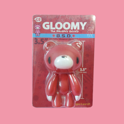 figure gloomy bear B.S.D. vermelha